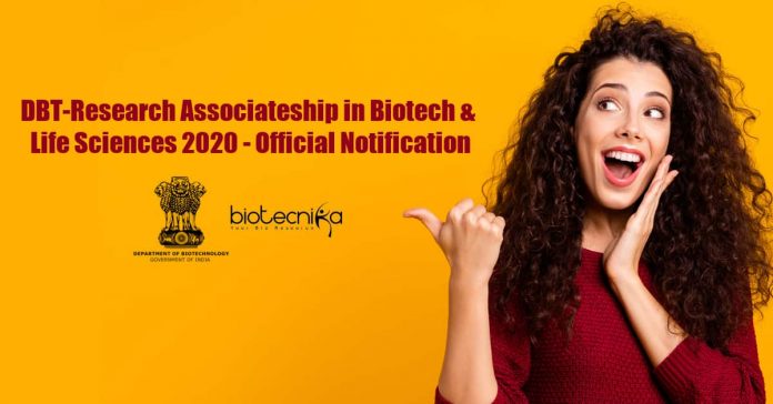 DBT Research Associateship Program