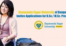 Dayananda Sagar University Admissions