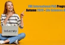 FMI International PhD Program Autumn 2020 – Life Sciences Apply FMI International PhD Admission