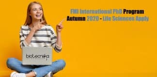 FMI International PhD Admission