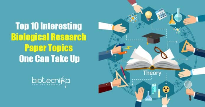 Biological Research Paper Topics