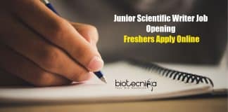 Junior Scientific Writer