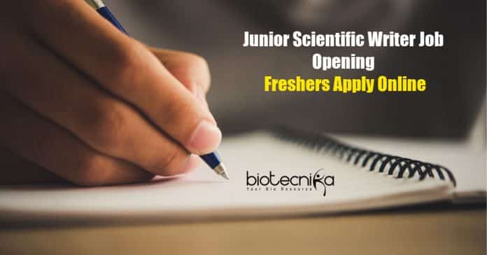 Junior Scientific Writer