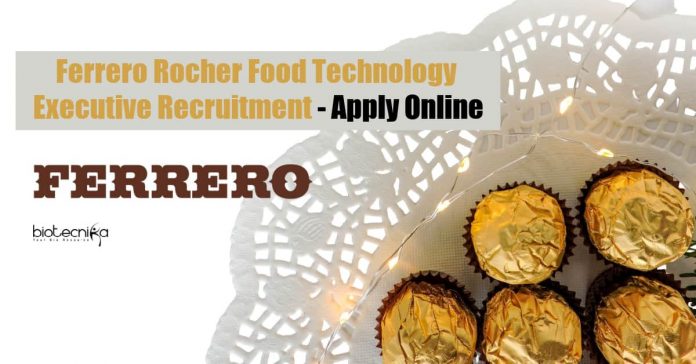 Ferrero Rocher Job Openings