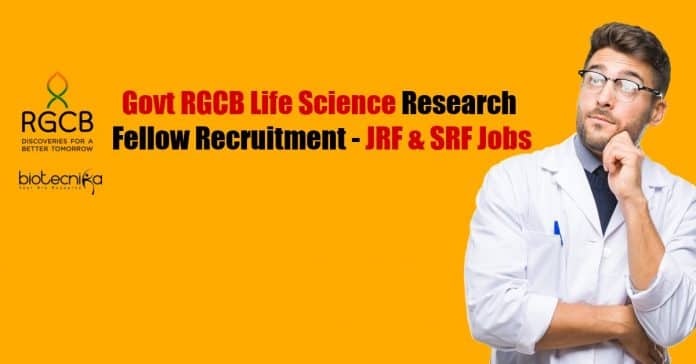 Govt RGCB JRF
