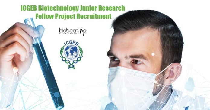 ICGEB Biotech JRF Vacancy