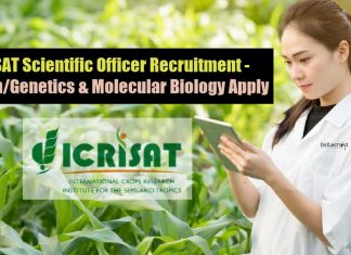 ICRISAT Scientific Officer Recruitment