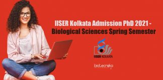 IISER-K Admission PhD 2021
