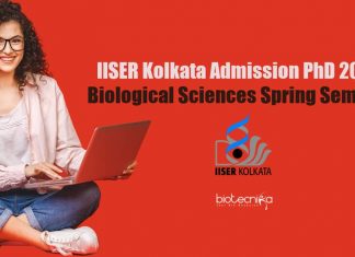 IISER-K Admission PhD 2021