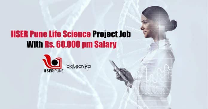 IISER Pune Project Jobs