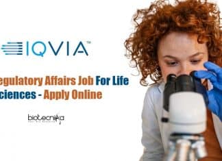 IQVIA Regulatory Affairs Job