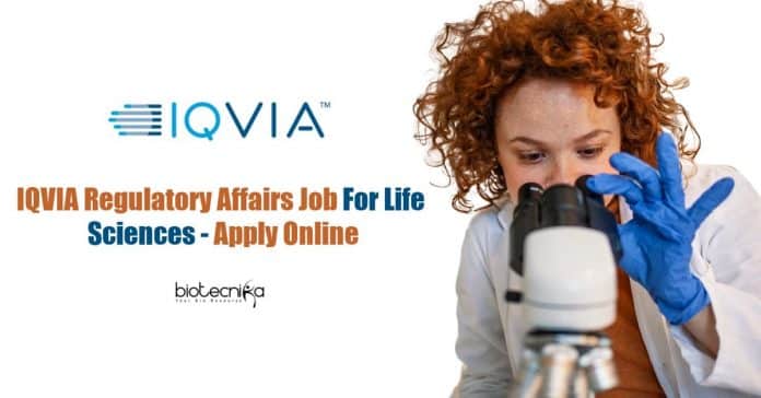 IQVIA Regulatory Affairs Job