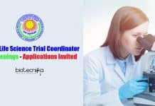 JIPMER Life Science Trial Coordinator Job Openings – Applications Invited JIPMER Life Science Posts
