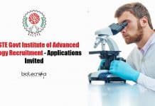 KSCSTE Govt Institute of Advanced Virology Recruitment – Applications Invited KSCSTE Govt Jobs