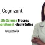 Life Science Cognizant Job