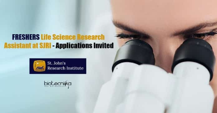 Life Science Freshers Research