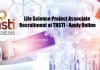 Life Science Project Associate Recruitment at THSTI – Apply Online Life Science Latest Jobs