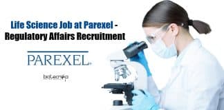 Life Science Vacancy Parexel
