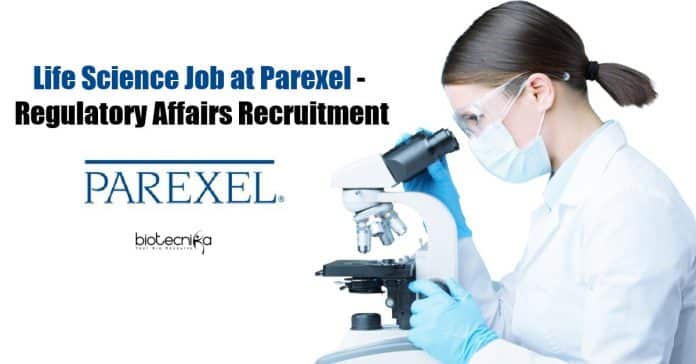 Life Science Vacancy Parexel