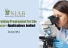 NIAB Training Programme For Life Sciences – Applications Invited NIAB Lifescience Training Programme