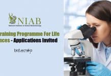 NIAB Training Programme For Life Sciences – Applications Invited NIAB Lifescience Training Programme