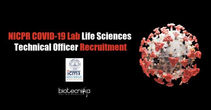 NICPR Jobs For Lifesciences