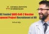 BIRAC Funded SARS-CoV-2 Vaccine Development Project Recruitment at NII NII Research Life Science