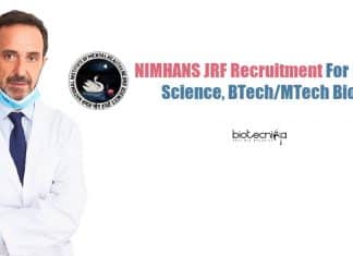 NIMHANS JRF Jobs ADBS