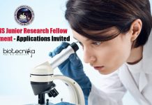 NIMHANS Junior Research Fellow Recruitment – Applications Invited NIMHANS Junior Research Fellow