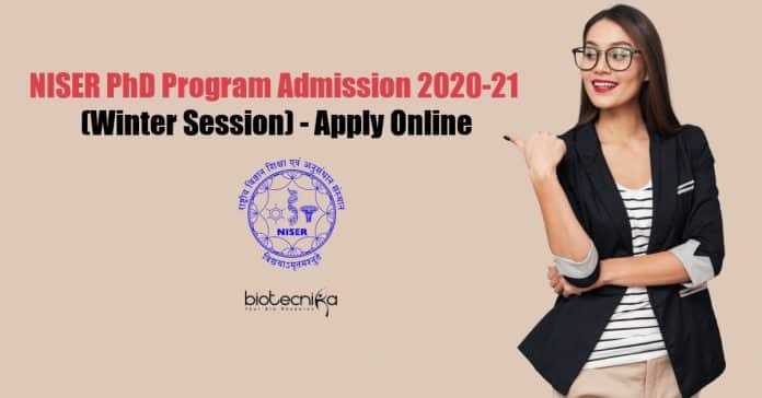 NISER PhD Admission 2020-2021