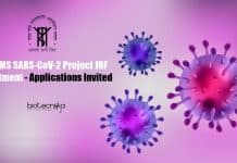 SGPGIMS SARS-CoV-2 Project JRF Recruitment – Applications Invited SGPGIMS JRF Vacancy