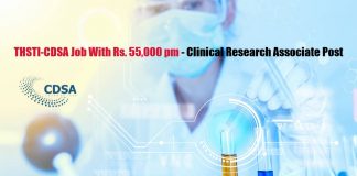 THSTI-CDSA Jobs