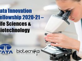 Tata Innovation Fellowship 2020-21 – Tata Innovation Fellowship 2021