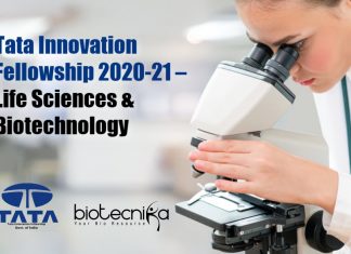 Tata Innovation Fellowship 2020-21 – Tata Innovation Fellowship 2021