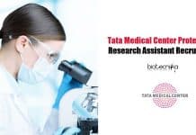 Tata Medical Center Proteomics Research Assistant Recruitment Tata Medical Center Vacancies