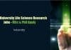 Delhi University Life Science Research Jobs – MSc & PhD Apply University of Delhi Vacancy