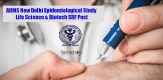 AIIMS Delhi Biotech SRF