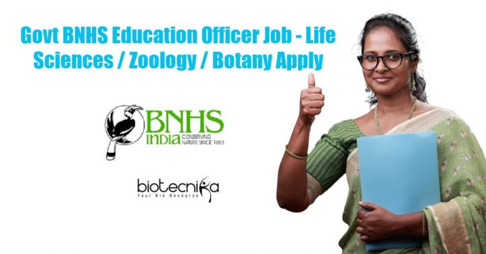 BNHS Life Science Jobs.