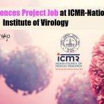 Biological Sciences Project Job at ICMR-National Institute of Virology Biological Sciences Project Job