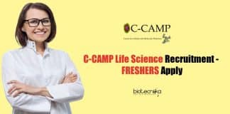 C-CAMP Life Science Recruitment