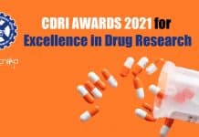 CDRI AWARDS 2021 for Excellence in Drug Research CDRI AWARDS 2021