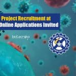 COVID-19 Project Recruitment at CSIR-CDRI – Online Applications Invited CSIR-CDRI Project Recruitment