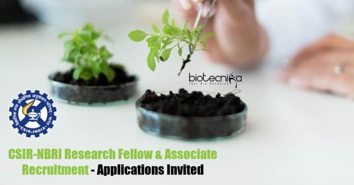 CSIR-NBRI Research Fellow