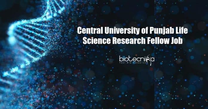 CUP Life Science JRF