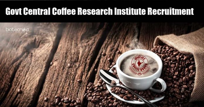 Coffee Board Recruitment