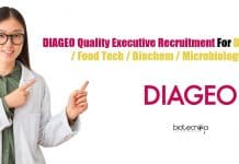 DIAGEO Quality Executive Recruitment – Apply Online DIAGEO Quality Executive