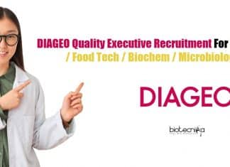 DIAGEO Quality Executive