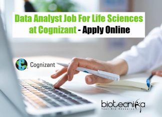 Data Analyst Job For Life Sciences at Cognizant – Apply Online Data Analyst Job For