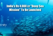 India’s Rs 4,000 cr “Deep Sea Mission” To Be Launched To Explore Minerals, Energy & Marine Diversity India Deep Sea Mission