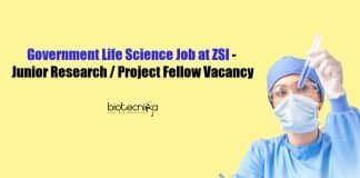Government Life Science Job